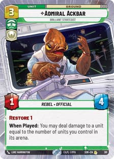 Admiral Ackbar - Brilliant Strategist (Hyperspace)