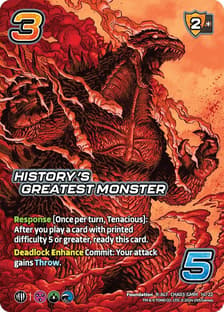 History's Greatest Monster (Alternate Art)