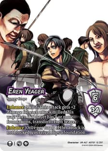 Eren Yeager // Eren, Attack Titan (Alternate Art)