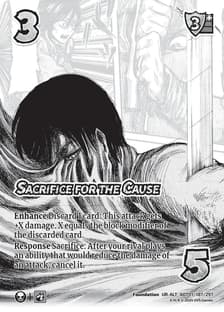 Sacrifice for the Cause (Alternate Art)