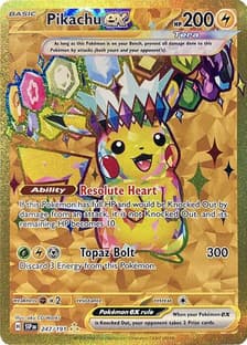 Pikachu ex - 247/191
