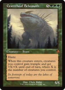 Craterhoof Behemoth (Retro Frame)