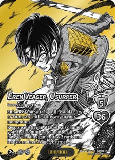 Eren Yeager, Usurper (Chrome Rare)