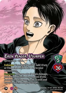 Eren Yeager, Usurper // Attack Titan, Finale (Alternate Art)