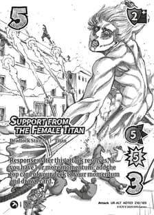 Support from the Female Titan (Alternate Art)