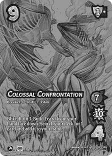 Colossal Confrontation // Seeking Relief (Alternate Art)