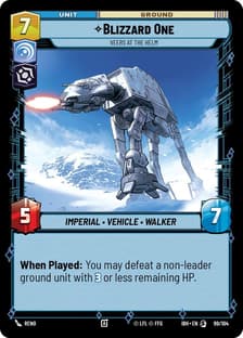 Blizzard One - Veers at the Helm