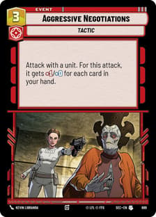 Aggressive Negotiations (Foil)