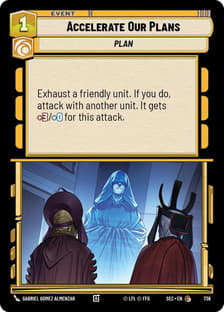 Accelerate Our Plans (Foil)