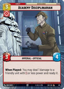 Academy Disciplinarian (Hyperspace Foil)