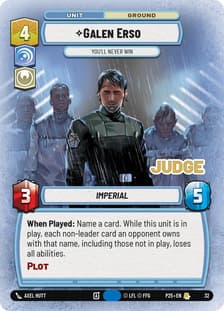 Galen Erso - You'll Never Win