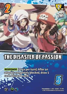 THE DISASTER OF PASSION (Alternate Art)