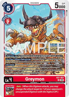 Greymon - AD1-001 (World Championship 26–27 Regionals Season 1)