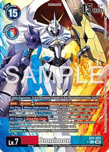 Omnimon - AD1-025 (Alternate Art)