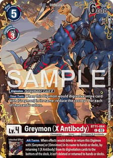 Greymon (X Antibody) - BT11-064 (Alternate Art)