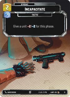 Incapacitate