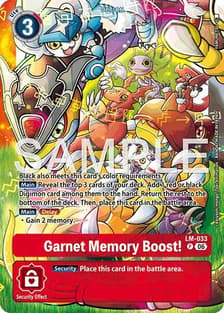 Garnet Memory Boost! (Alternate Art)