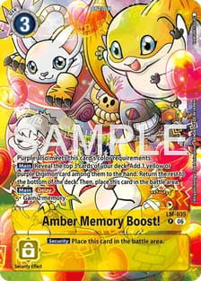 Amber Memory Boost! (Alternate Art)