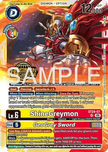 ShineGreymon // GeoGrey Sword (Welcome Tamers Pack Vol.2)