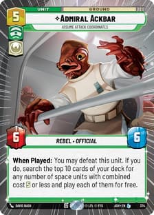Admiral Ackbar - Assume Attack Coordinates (Hyperspace)
