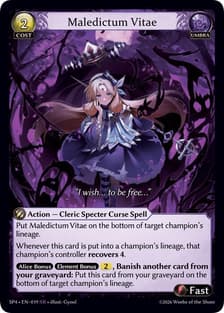 Maledictum Vitae