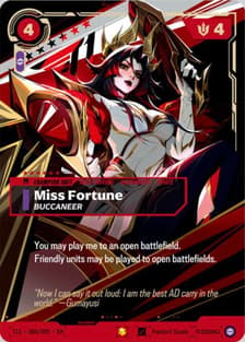 Miss Fortune, Buccaneer (T1 Worlds Champion Signature Edition Bundle)