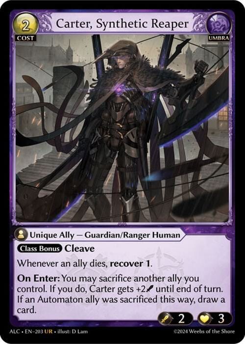 Carter, Synthetic Reaper