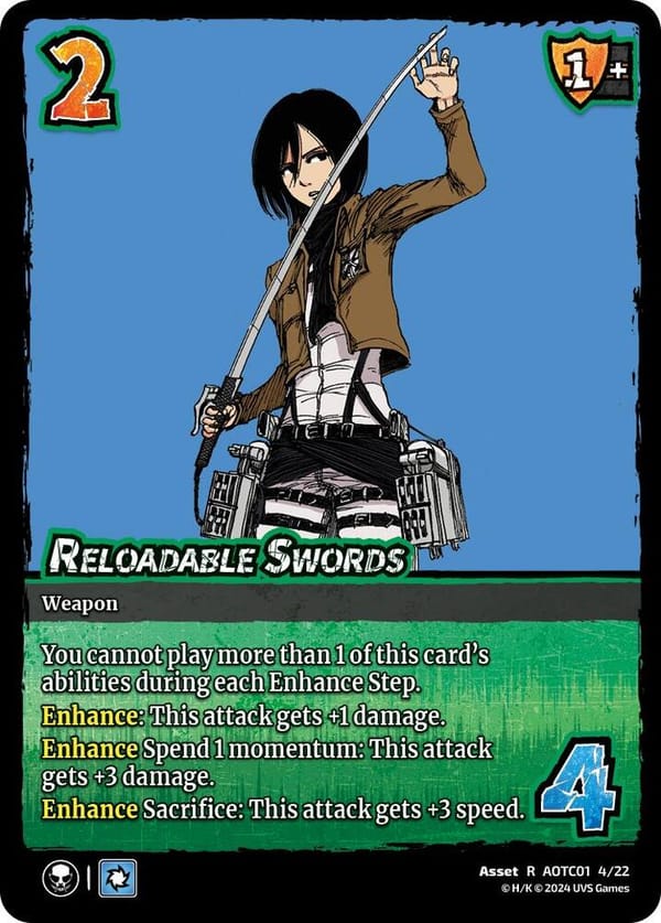 Reloadable Swords
