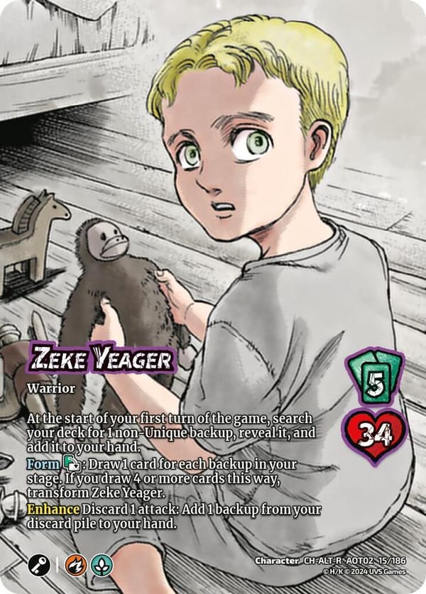 Zeke Yeager // Zeke, Beast Titan (Alternate Art)