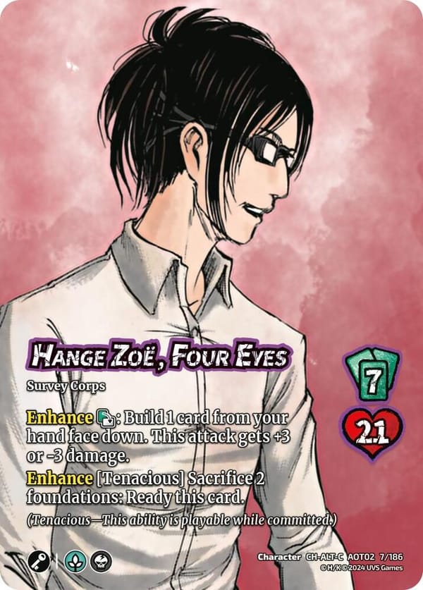 Hange Zoe, Four Eyes (Alternate Art)