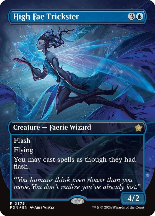 High Fae Trickster (Borderless) (Mana Foil)