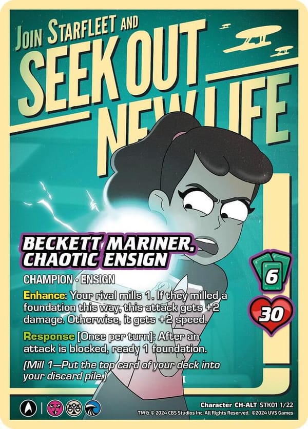 Beckett Mariner, Chaotic Ensign (Alternate Art)
