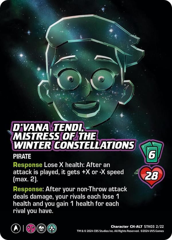 D'Vana Tendi, Mistress of the Winter Constellations (Alternate Art)