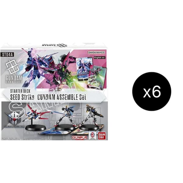 Starter Deck 04: SEED Strike - Gundam Assemble Starter Set Display