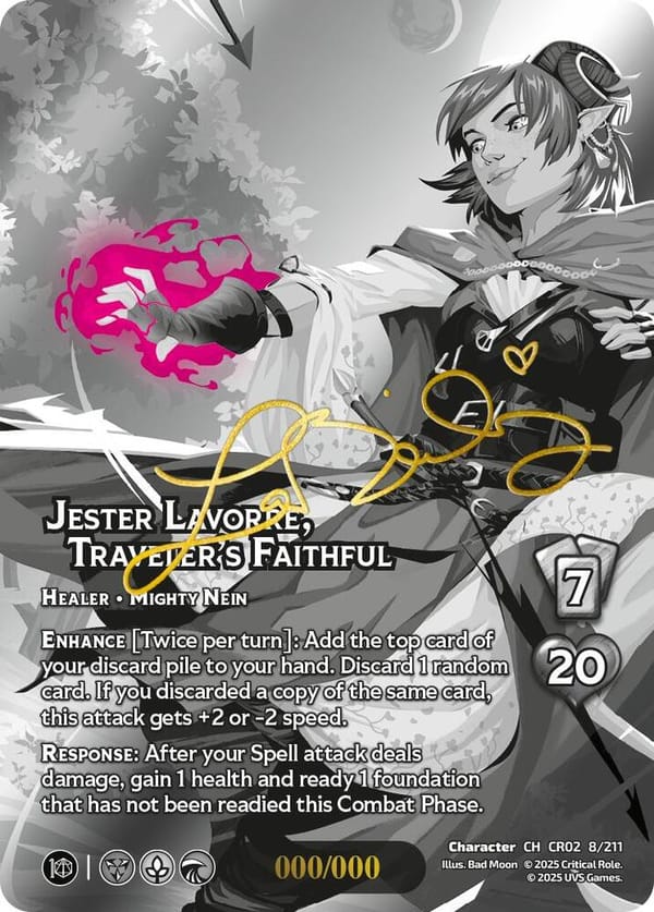 Jester Lavorre, Traveler's Faithful (Serial Numbered)