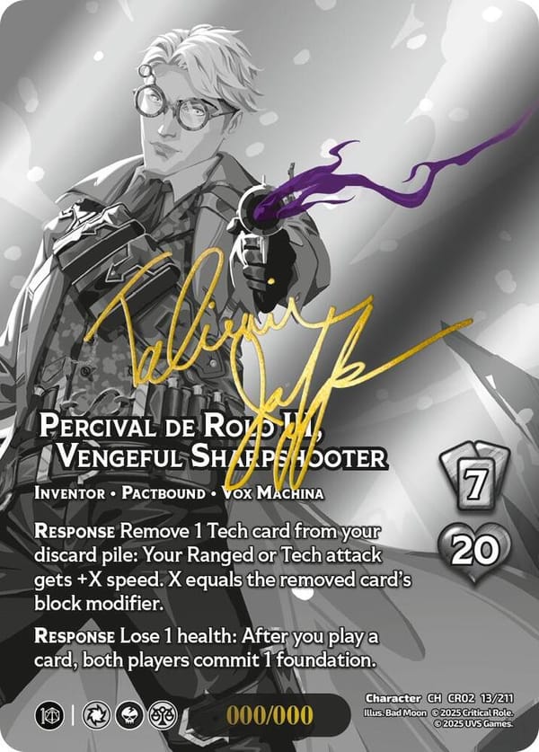 Percival de Rolo III, Vengeful Sharpshooter (Serial Numbered)