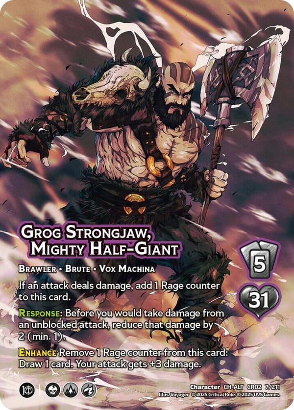Grog Strongjaw, Mighty Half-Giant (Alternate Art)