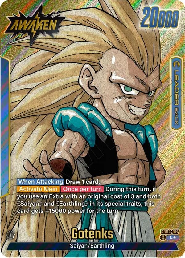 Gotenks - SB02-017 (Gold)