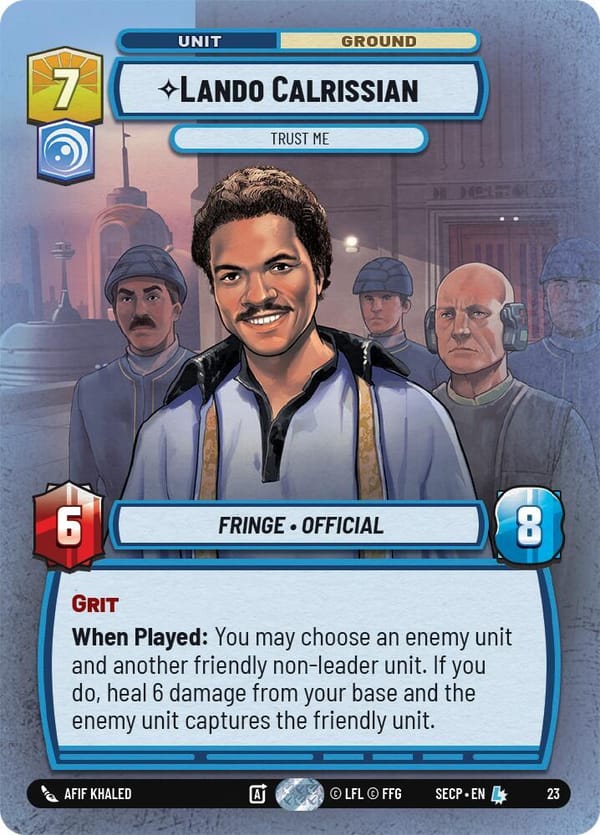 Lando Calrissian - Trust Me (Foil)