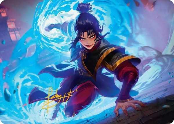 Fire Lord Azula Art Card (Gold-Stamped Signature)