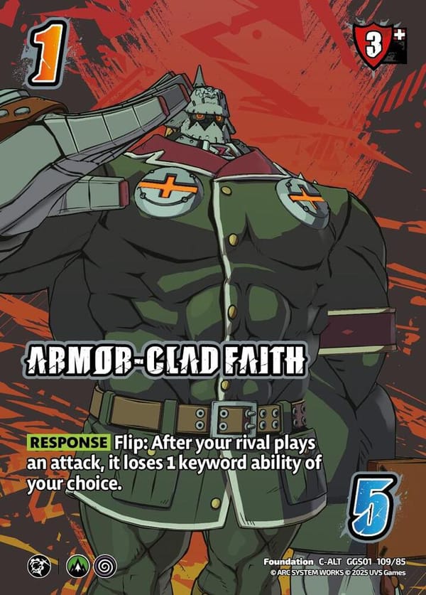 ARMOR-CLAD FAITH (Alternate Art)