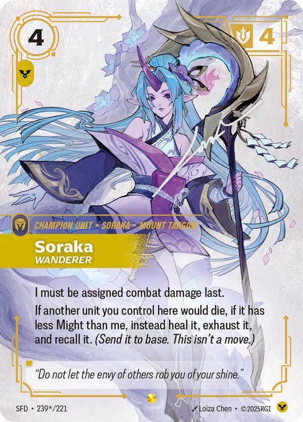 Soraka - Wanderer (Signature)