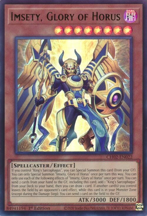 Imsety, Glory of Horus