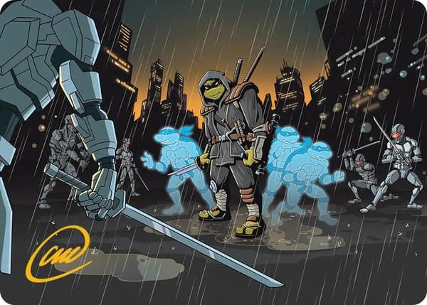 The Last Ronin's Technique Art Card (Gold-Stamped Signature)