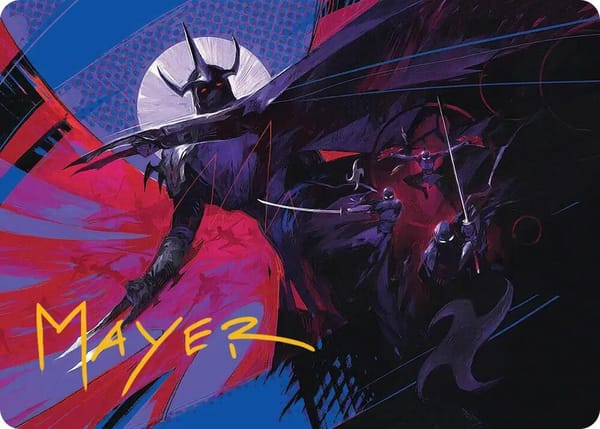Shredder's Technique Art Card (Gold-Stamped Signature)