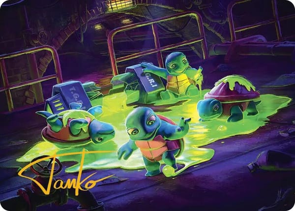 The Ooze Art Card (Gold-Stamped Signature)