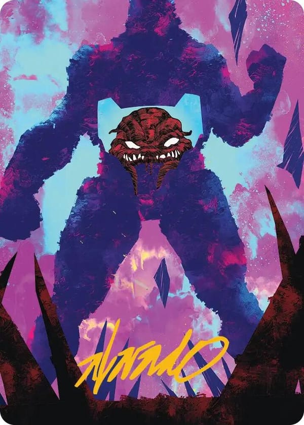 Krang, Utrom Warlord Art Card (Gold-Stamped Signature)
