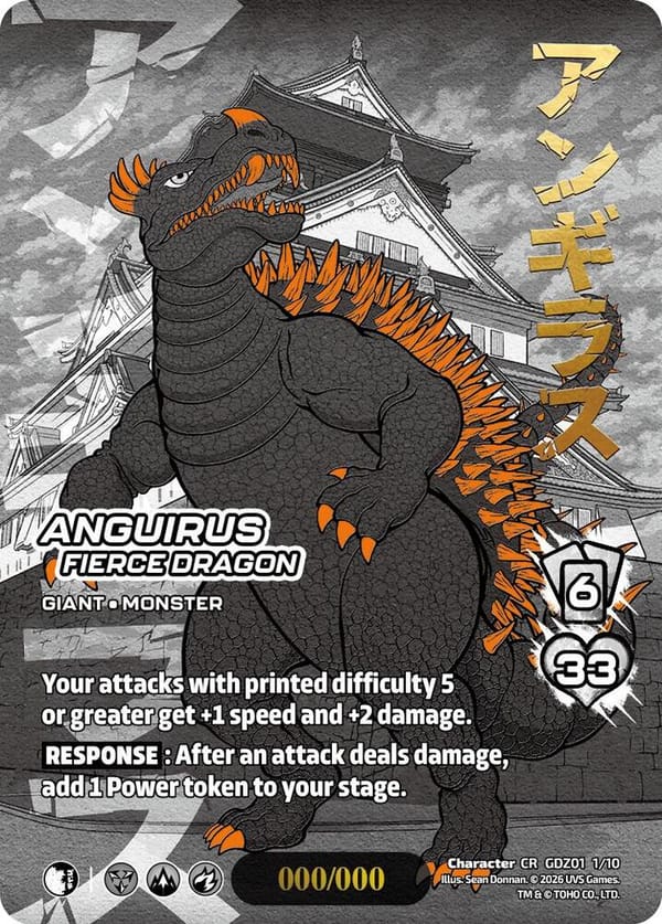Anguirus, Fierce Dragon (Chrome Rare)