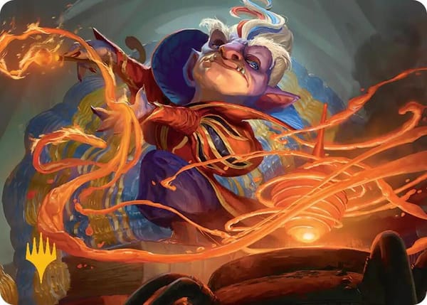 Goblin Glasswright Art Card (Gold-Stamped Planeswalker Symbol)