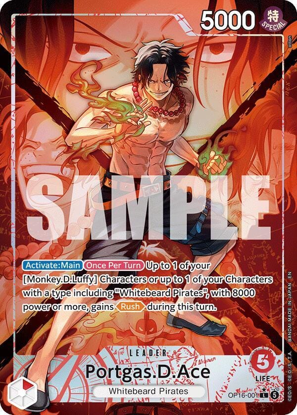 Portgas.D.Ace (001) (Alternate Art)